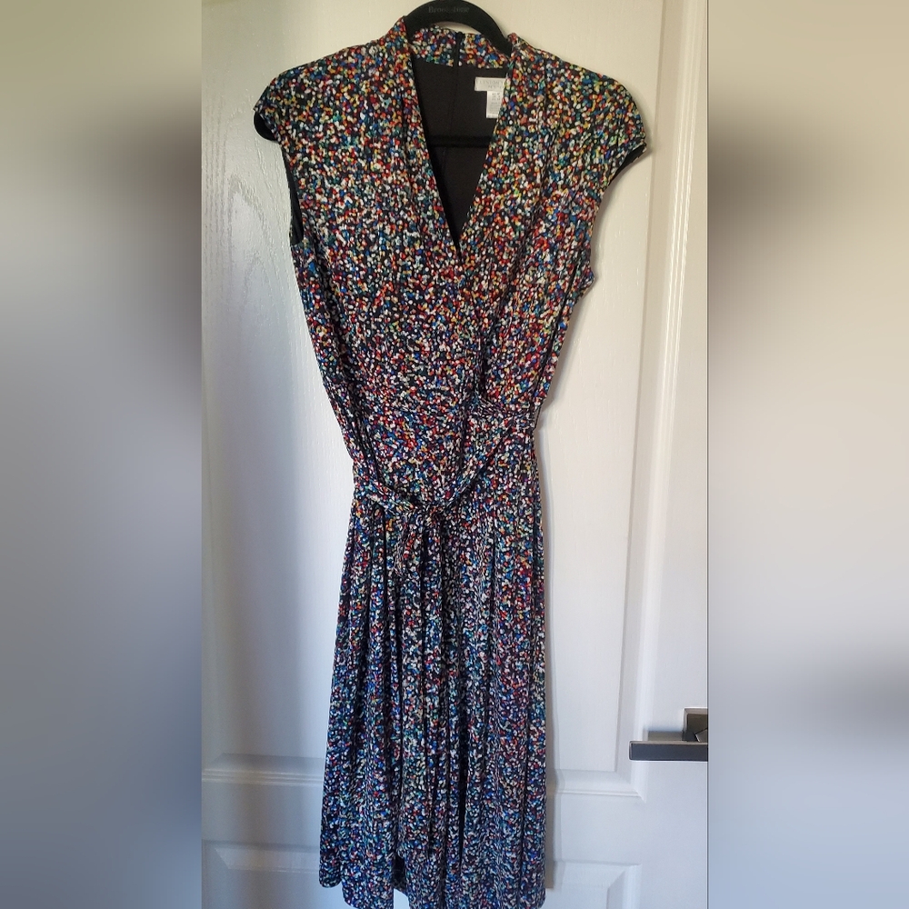 Polka dot tea length jumper